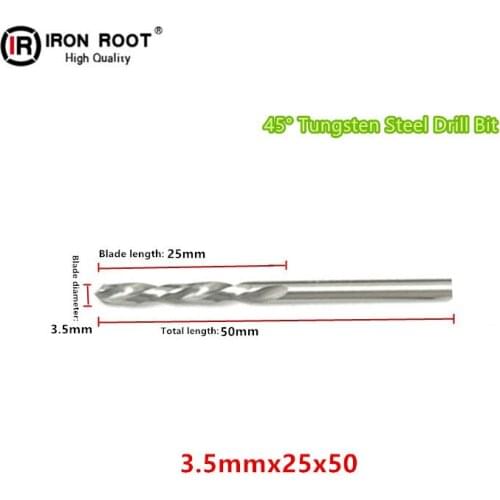 10P 45° 1.0mm /1.5mm/2.0mm/2.5mm/3.0mm/3.5mm CNC Metal Lathe Cutting Tool Aluminum Alloy Twist Drill Solid Carbide Drill Bit