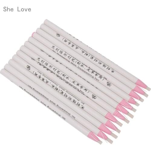 Chzimade 12pcs Cut-free Tailors Chalk Pencils Fabric Marker Disappearing Marker Craft Garment Pencils Sewing Tools