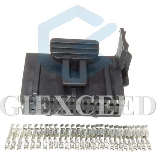 2 Sets 28 Pin Electrical Auto Wiring Harness Connector Female Auto Cable Socket With Terminals