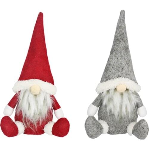 2Pcs Christmas Faceless Doll Ornaments Merry Christmas Decorations For Home Cristmas Ornament Xmas Navidad Natal New Year