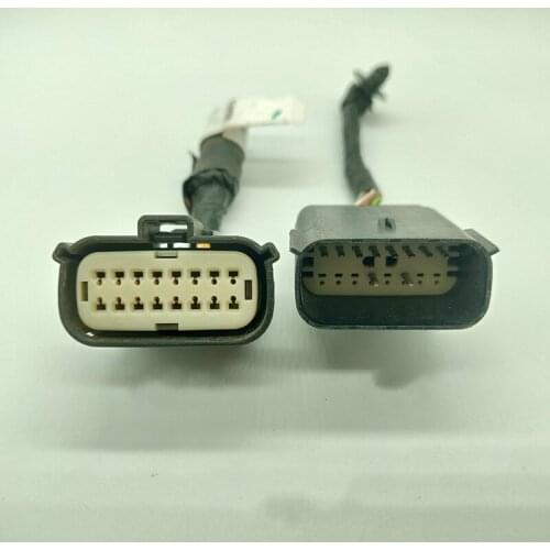 2Pcs/lot 16Pin Car headlamp assembly wiring harness plug For Ford Mondeo Fiesta Escape Edge Ecosport