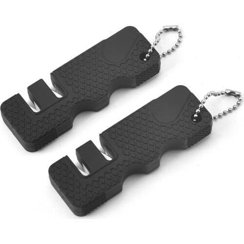 2 stages Mini Portable Professional Knife Sharpener Stainless Tool Kitchen Tool Accessories Outdoor tourist mountaineering