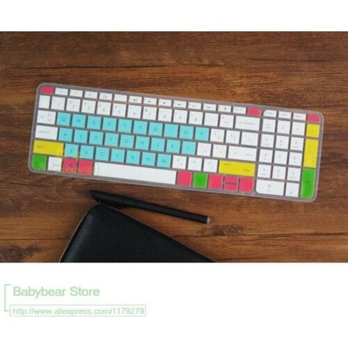 2017 new 15.6 inch Silicone Keyboard film Cover skin Protector for HP Pavilion 15-bf001AX 15-BC044TX/BE021TX BF002AX BS040nf