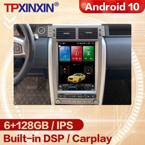 128G Tesla Screen Multimedia Stereo For Land Rover Discovery Sport 2015 2016 2017 2018 2019 GPS Radio Receiver Player Head Unit