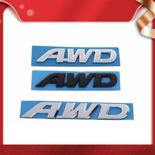 3D Premium AWD for Toyota Impreza Subaru Honda 4X4 Off Road SUV 4WD car Engine Hood Fender trunk Decal Emblem Badge Sticker