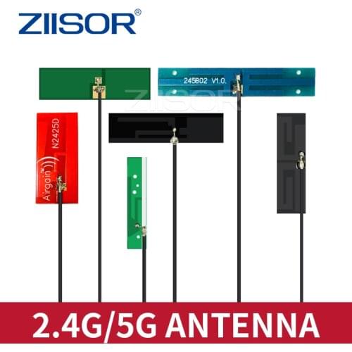 5pcs 2.4GHz Internal Wifi Antenna IPX IPEX 2.4G Built in Bluetooth Antenna 2400M DTU Receiver Aerial TX2400-PCB-4811