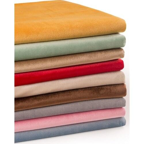 50x155cmThicken Velvet Fabric Golden Velvet Plush Fabric Sofa Curtain Pillow Cushion DIY Home Decoration Apparel Sewing & Fabric