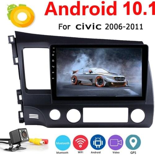 10.1inch 2G+32G 2 din Android 10.1 Car Radio Multimedia Video Player For Honda Civic 2006-2011 Navigation GPS No dvd player 2din