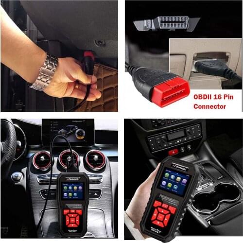 KW850 Auto Car Diagnostic Scanner Tool Code Reader Black Professional