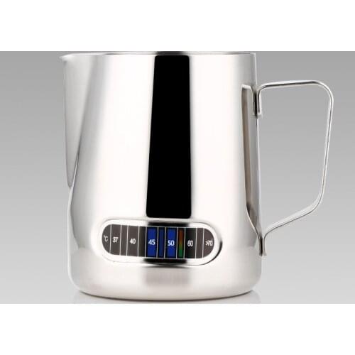 Thicken 304 Stainless Steel Coffee Mug Milk Tea Cup With Smart Temperature Sensing Sticker