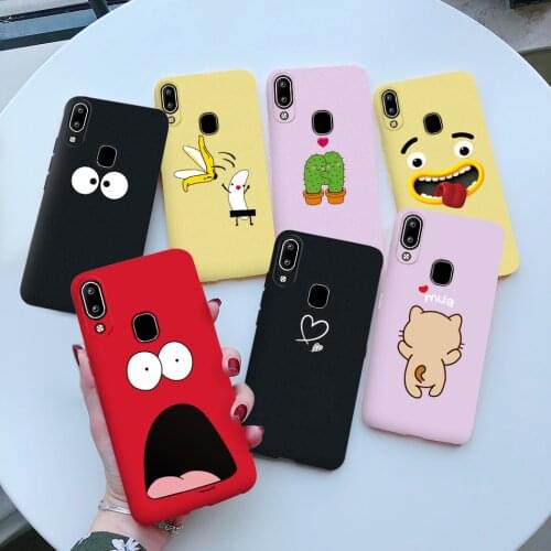 6.22" For Vivo Y91 Case Cute Cartoon Silicone Soft Phone Back Cover Fundas For VIVO Y93 Lite Y95 1807 1816 U1 Y 91 Bumper Case