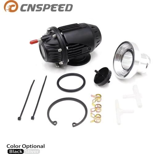 CNSPEED Blow Off Valve BOV SQV4 IV For Increased Air Flow Silver Black Color Box Blow Dump Blow Off Adapter YC100385
