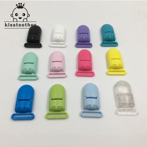 Baby Pacifier Clips Safe Baby Plastic Mix Color Pacifier Clips Eco-friendly Baby Holder Clips Soother For Baby Necklace/Bracelet
