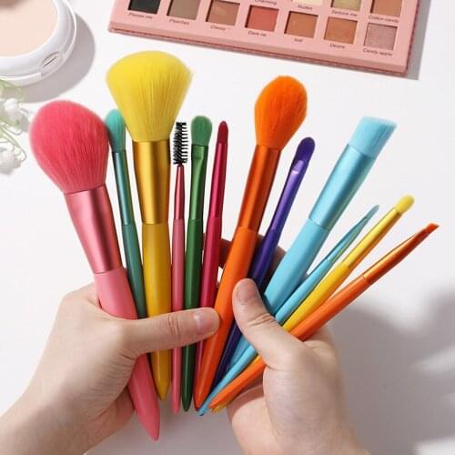 Makeup Brush Set Professional Convenience Travel Size Cosmetic Brushes Kit Cosmetic Make up Tools Women Girl Eyeshadow Brushes