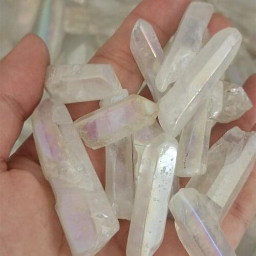 Aura Angel Clear Melting Stones Wand Point Wand Melting Minerals For Healing Quartz Stone Gift Home Decoration