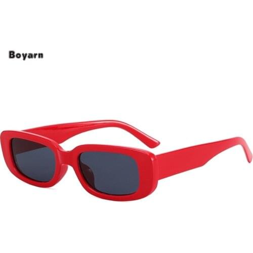 New Fashion Square Sunglasses Female Wide Feet Small Manufacturer Wholesale Sun Glasses Glasses Women UV400 Plastic CE Adult