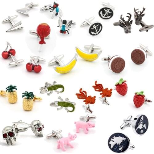 New Arrival Mens Cuff Links Various Designs Option Funny Style Novelty Wholesale & Retail Cuff Links