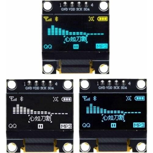 0.96 inch oled IIC Serial White OLED Display Module 128X64 I2C SSD1306 12864 LCD Screen Board GND VDD SCK SDA for Arduino