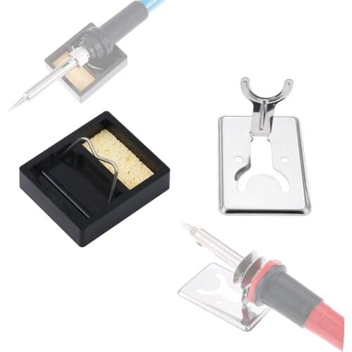 Electric Soldering Iron Stand Holder Metal Support Station With Solder Sponge Soldering Iron Frame Small And Simple Y-Type