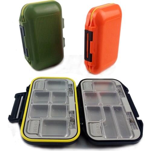 Portable Double Sided Fishing Tackle Boxes Multifunction DIY Compartments Fishing Lures Container Box Fishing Trackle Storage