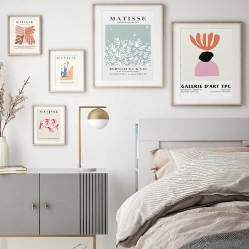 Henri Matisse Abstract Artwork The Dance Painting Museum Exhibition Poster Wall Art Canvas Print Pictures Modern Home Decoration