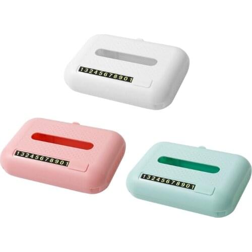 Tissue Box Design Snap-in Disassembly 4 in 1 Creative Multifunctional Mini Portable Car Phone Holder Blue/ Pink /White N0PB