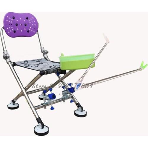 Fishing Chair, Fishing Stool, Fishing Chair, Fishing Stool, Stainless Steel, Advanced Multifunctional Folding, Portable And Adju