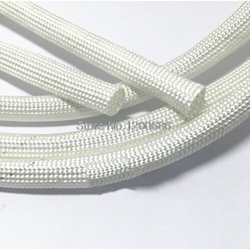 HTG FIBERGLASS SLEEVING 600 degree Celsius Insulating tube made of Soft Chemical Fiber Flame retardancy: VW-1