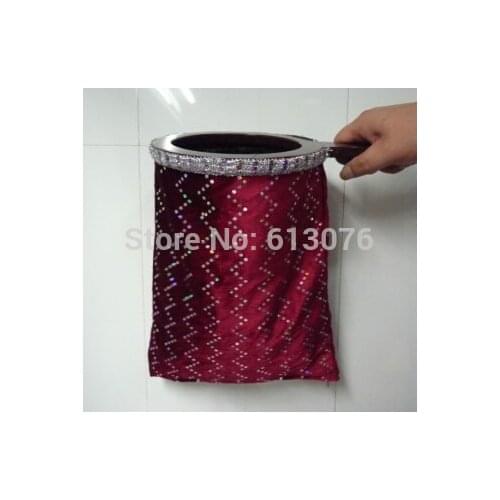 Change Bag Repeat Zipper Wooden Handle large Size Magic Tricks Funny Stage Magia Illusion Gimmick Props Accessary Magicians