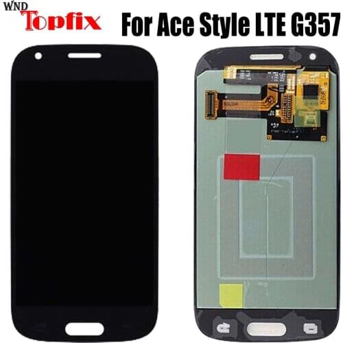 Super Amoled LCD For Samsung Galaxy Ace 4 LCD SM-G357 G357FZ Display Ace4 Touch Screen Digitizer Assembly For SAMSUNG G357 LCD