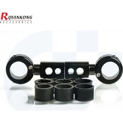 Universal Motorcycle Spotlight Fog Lamp Bracket Lamp Head light Adjustable Mount FOR KAWASAKI SUZUKI HONDA YAMAHA DUCATI BMW