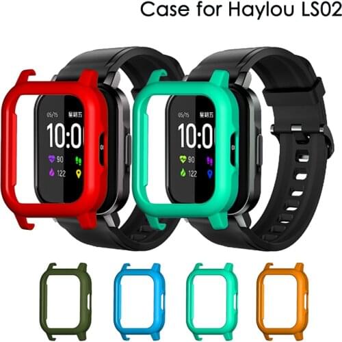 PC Protective Case for Haylou LS02 Cover Hard Shell Frame Bumper for Xiaomi Haylou LS02 Smart Watch Protector Accessories
