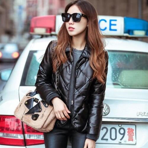 Womens 2020 Fur Coat Female Sheepskin Coat Winter Jacket Women Fox Fur Collar Down Jacket Real Leather Jackets MY4219 s