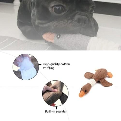 Dog Chew Toy Fit for All Puppy Pet Sound Toy Cute Elephant Duck Pig Plush Toys for Training Dog Pet Accessories Supplies