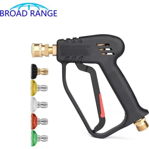 250bar High Pressure Washer Water Cleaning Spray Gun with PA Quick Connector for Professional Pressure Washer Car Washer