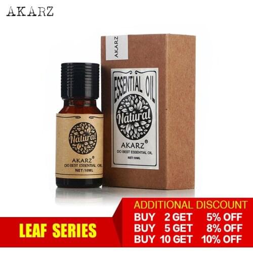 AKARZ Professional Plants Leaf series top sale sale essential oils aromatic for aromatherapy diffusers body skin care aroma oil
