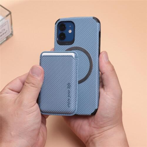 Fiber Texture Pu Leather Phone Case For iPhone 11 12 Pro Max Mini XS Max XR X 8 7 Plus SE 2020 Magnetic Card Holder Cover Case
