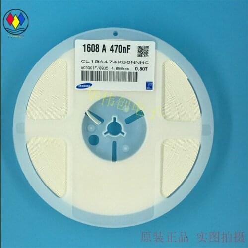 CL10A474KB8NNNC CAP CER 0603 470nF 474K 50V X5R Ceramic Capacitor 4000pcs Ceramic Capacitor