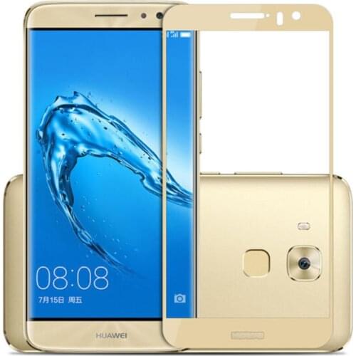 For Huawei Maimang 5 Maimang5 E199 G9 Plus MLA-AL10 Milan Screen Protector Protective Film Full Cover Color Gold Tempered Glass