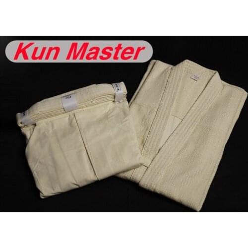 Cotton Kendo Kendogi and Hakama Japanese Kendo Laido Aikido Hapkido Martial Arts Uniform Cotten Natural color