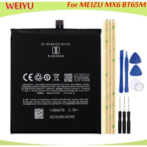 JRZ Meizu MX6 Phone Batteries