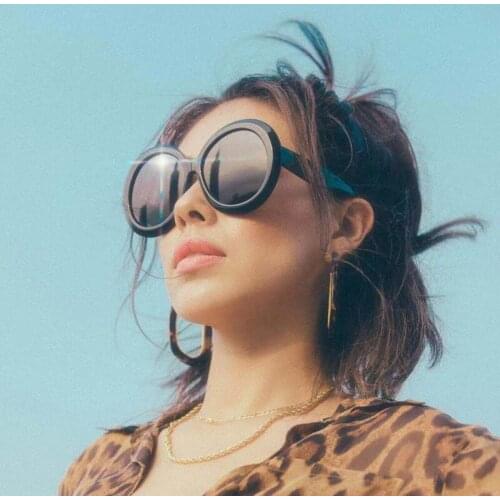 Fashion Vintage Sunglasses for Women Round Glasses for Men Large Frame Driving Sun Glasses Retro Candy Colorful Shades UV400