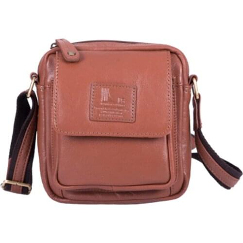 Mens leather shoulder bag