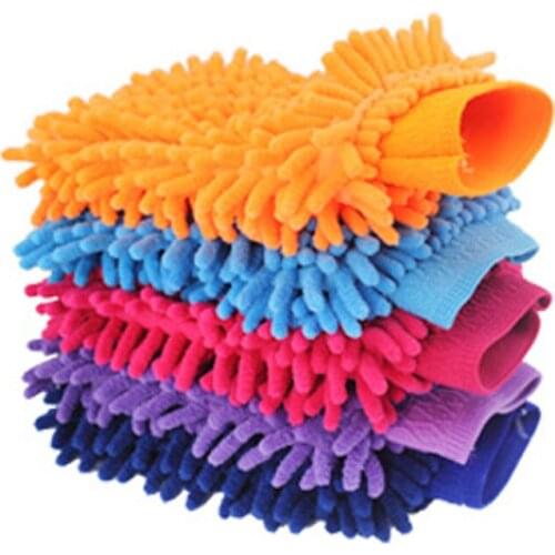 Soft absorption high density car cleaning car wash gloves for BMW X-series 3-series 5-series 7-series E F-series