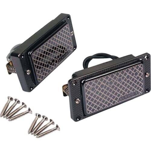 2Pcs Copper Humbucker Pickup Bridge Neck Set For Les Paul Guitar Replacement