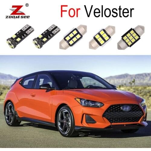 Top Quality Canbus Vehicle LED Interior Dome Light + License Plate Lamp Kit For Hyundai Veloster FS JS 2011-2020 Car Accessories