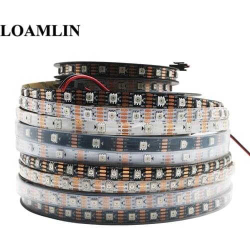 WS2815 DC12V (WS2812B/WS2813) RGB LED Pixels Strip Light Individueel Adresseerbare LED Dual-Signaal 30/60/144 Pixels/Leds/m 1~5m
