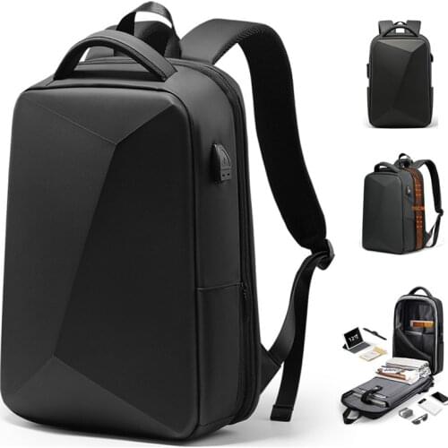 17 In Laptop Backpack Anti-theft Waterproof School Backpacks USB Charging Men Business Anti Theft Travel Bag Backpack Mochila