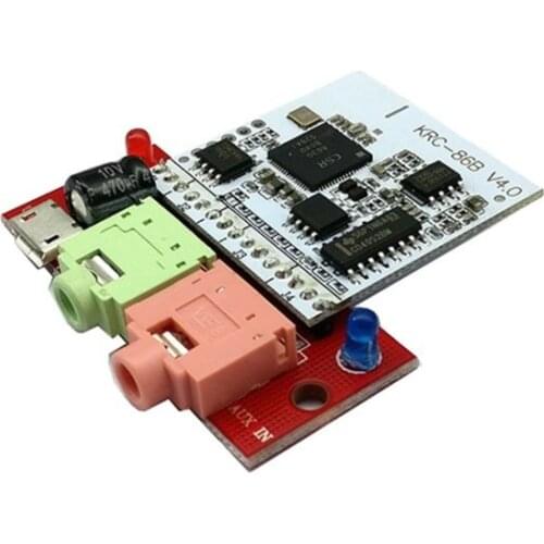 Compatible Bluetooth 4.1 audio module CSR8630 KRC-86B wireless stereo receiver Micro USB 3.5MM amplifier sound sensor