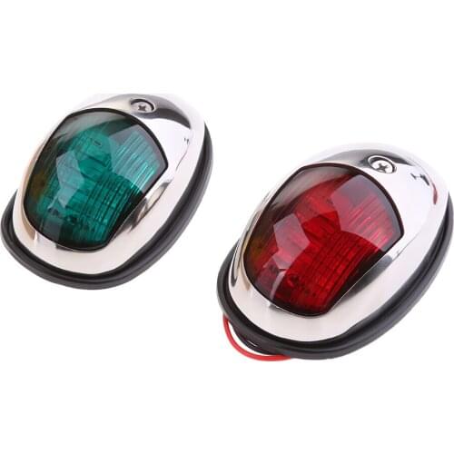 Waterproof LED Navigation Lights Super Bright Red Green for Port Starboard